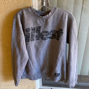 Men’s Gray Illest Sweater Size Medium Made in USA🇺🇸🩶